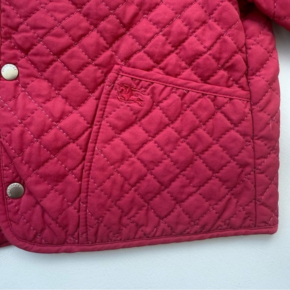 Vest jacket 3T red lightly fleeced Burberry - Picture 3 of 3